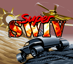 Super SWIV (Europe) Title Screen